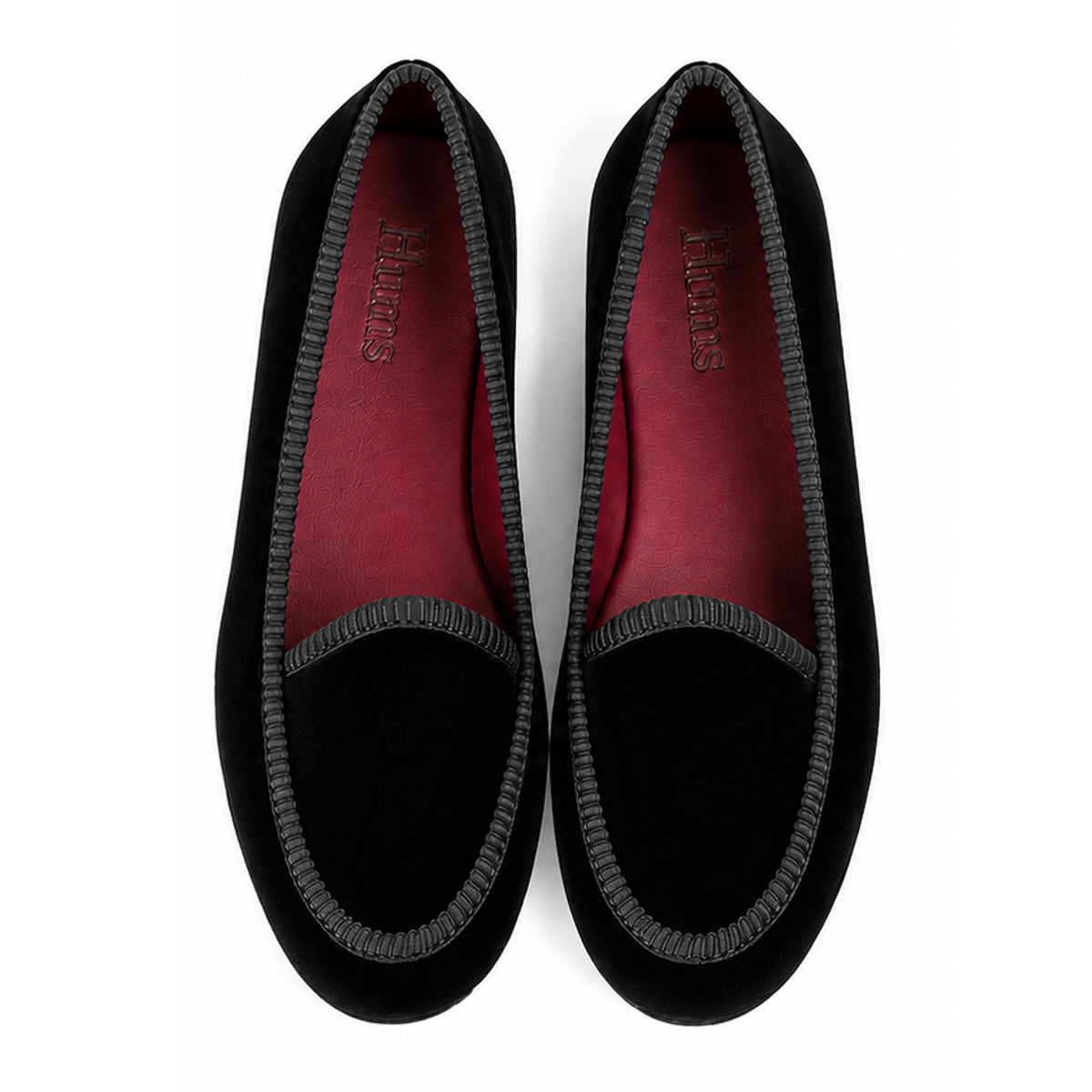 Black Bisou Flats Herr
