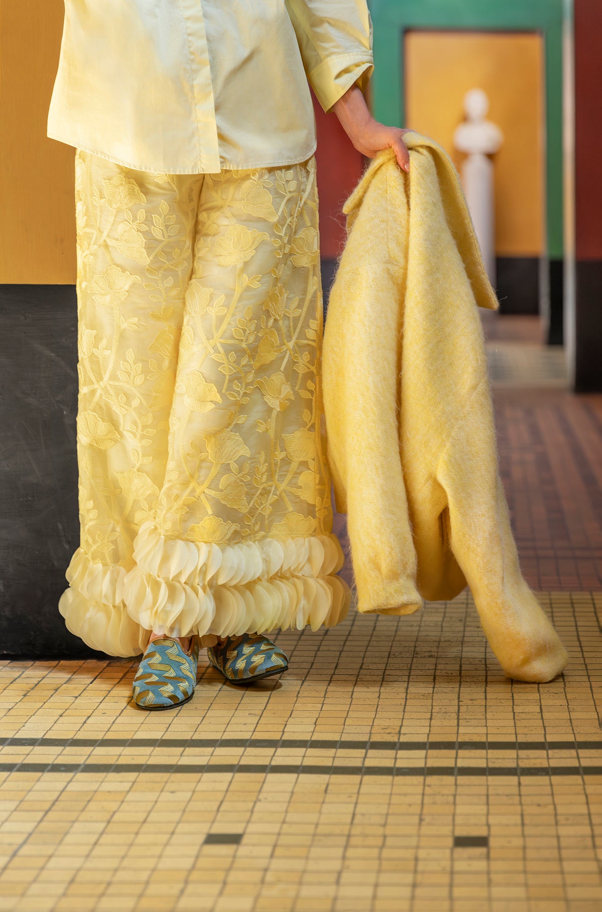 Folded Ribbon Loafer - Teklan x Hums