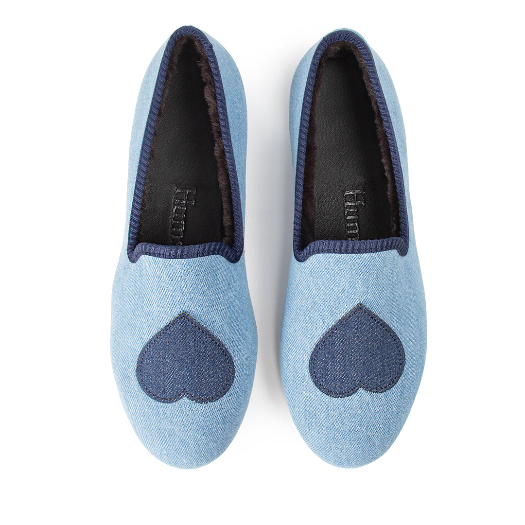 Denim Heart Loafer