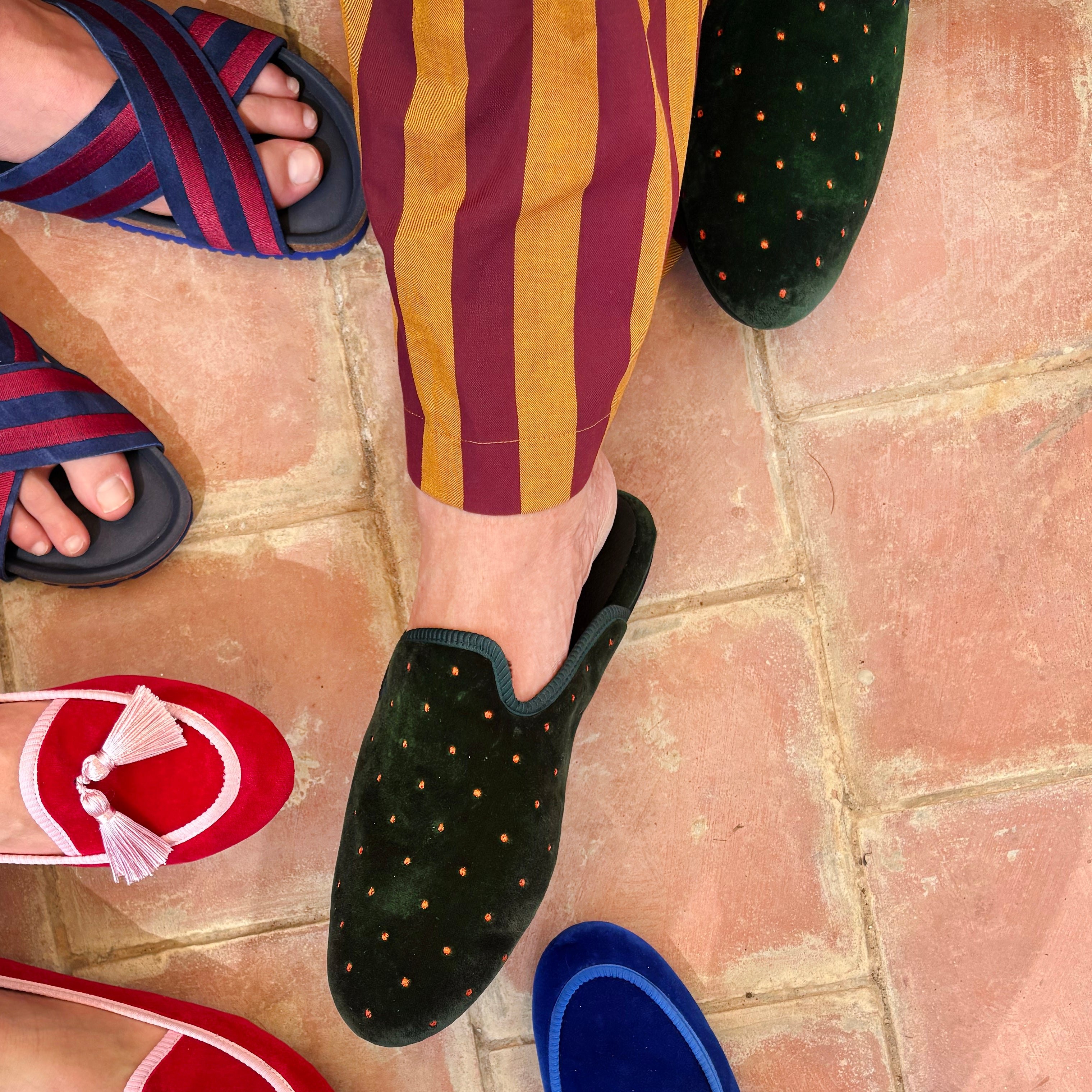 GREEN WHISPER loafer