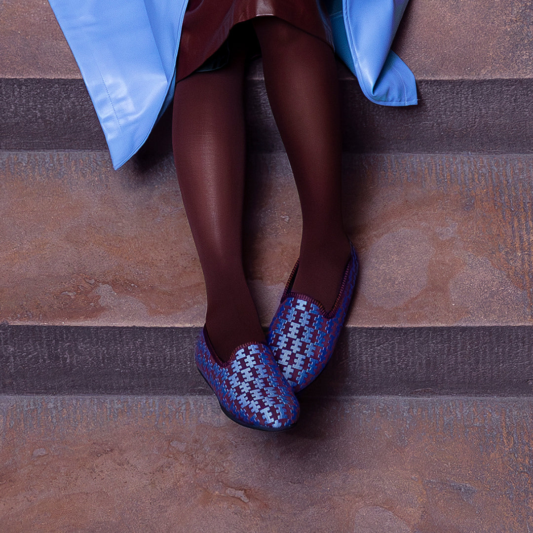 Totem Checker Loafer - Teklan x Hums