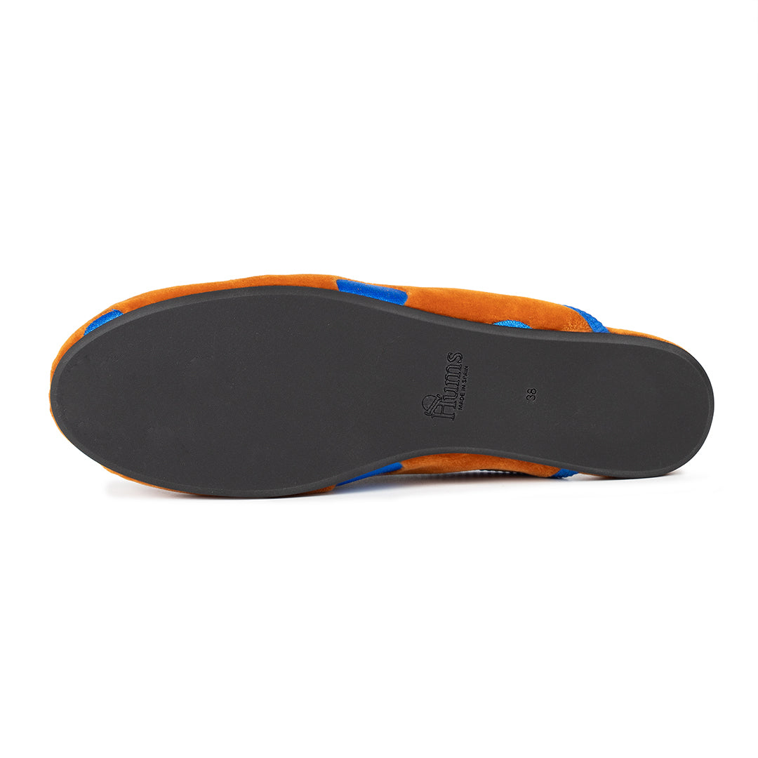 Big Blue Dot Slipper