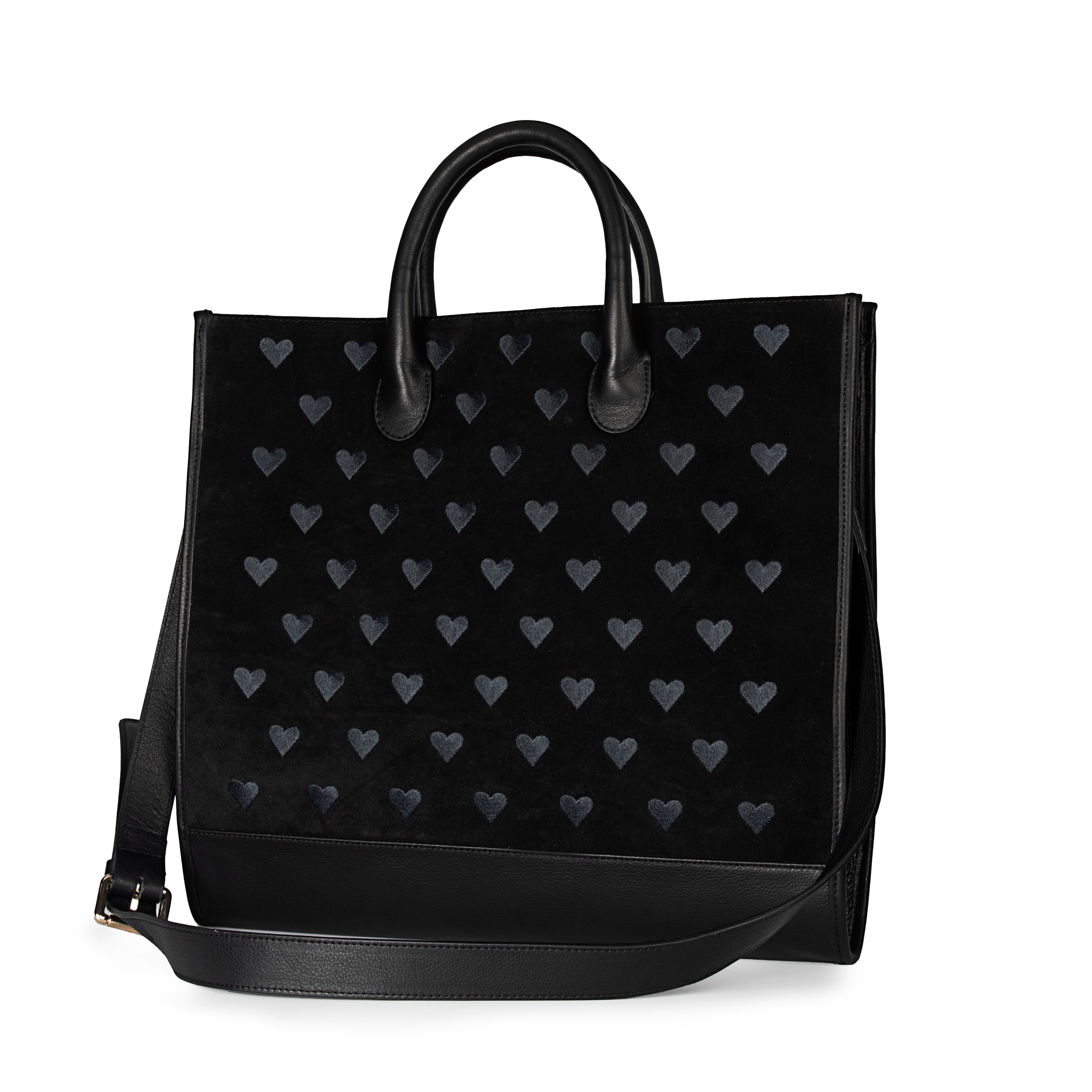 Hum's Black Heart Work Bag